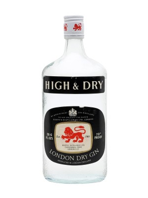 Booth's London Dry Gin / High & Dry / Bottled 1970s