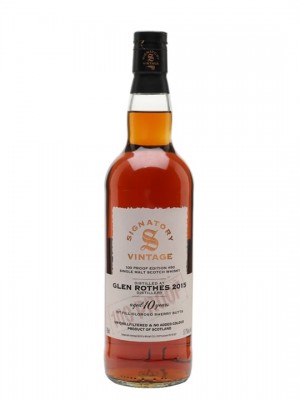 Glenrothes 2015 / 10 Year Old / 100 Proof Edition #50 / Signatory