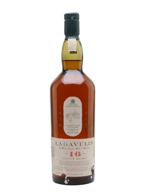 Lagavulin 16 Year Old / Bottled 1980s / White Horse / Litre