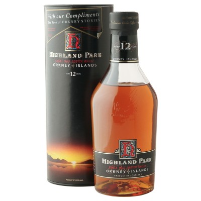 Highland Park 12 Year Old, Nineties 70CL Bottling with Tube