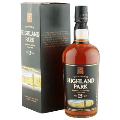 Highland Park 15 Year Old, Nineties Bottling with Box