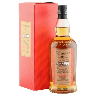 Longrow 10 Year Old, 100 Proof 2010 Bottling with Box