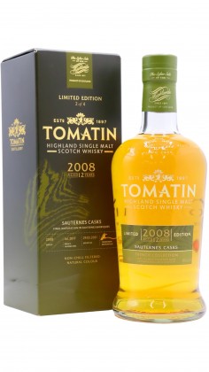 Tomatin French Collection - Sauternes Cask 2008 12 year old