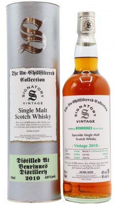 Benrinnes Signatory Vintage 2010 12 year old