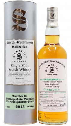 Bunnahabhain Signatory Vintage - Staoisha Heavily Peated 2013 9 year old