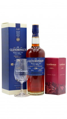 Glendronach Copita Glass & Highland Single Malt 18 year old