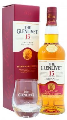Glenlivet Glass & Speyside Single Malt 15 year old