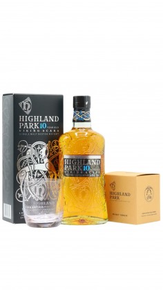 Highland Park Glass & Single Malt Scotch 10 year old
