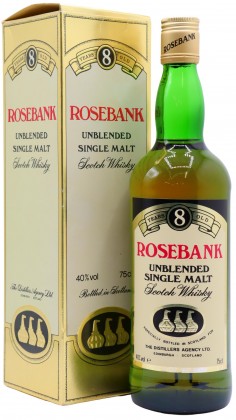 Rosebank Unblended Single Malt 3 Stills 8 year old