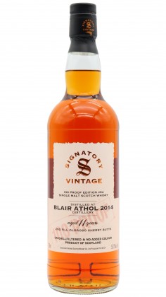 Blair Athol Signatory Vintage 100 Proof Batch #64 Single Malt 2014 11 Year Old