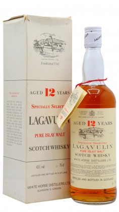 Lagavulin White Horse Pure Islay Malt 12 year old