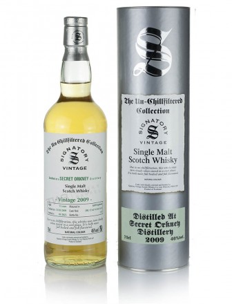 Mystery Malt (Highland Park) 13 Year Old 2009 Signatory Un-Chillfiltered