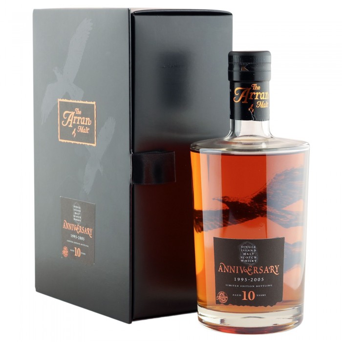 Arran 1995 10 Year Old, Limited Edition 2005 10th Anniversary Bottling with Box