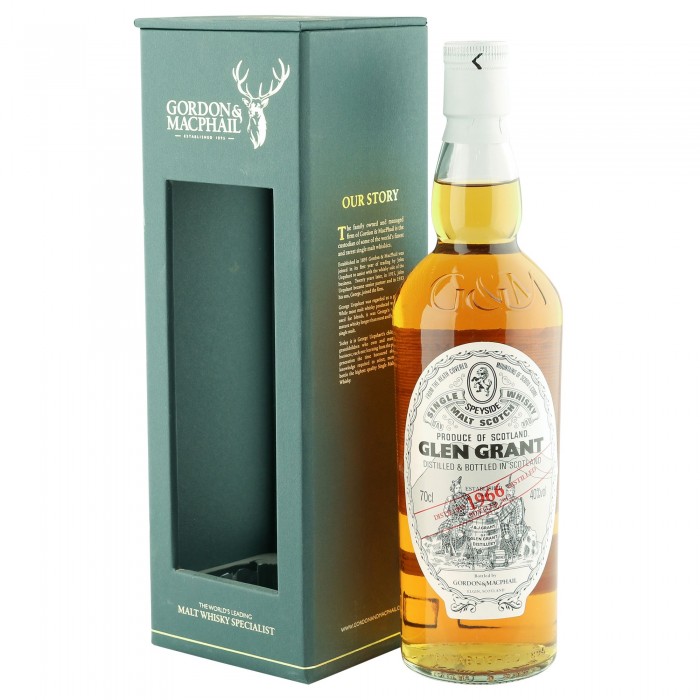 Glen Grant 1966, Gordon & MacPhail 2012 Bottling with Box