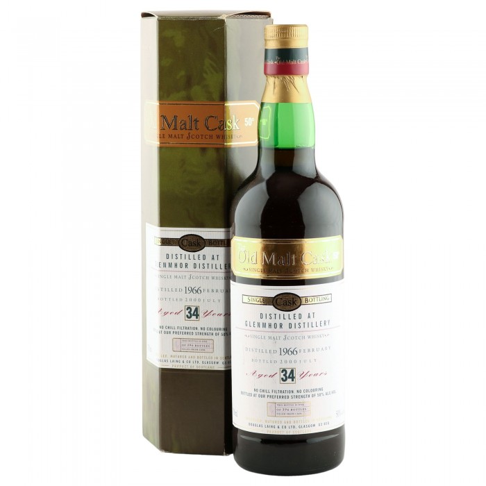 Glen Mhor 1966 34 Year Old, The Old Malt Cask 2000 Bottling with Box