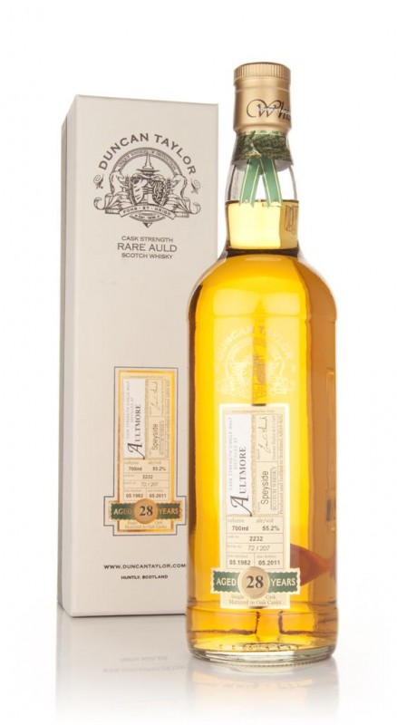 Aultmore 28 Year Old 1982 Rare Auld Duncan Taylor