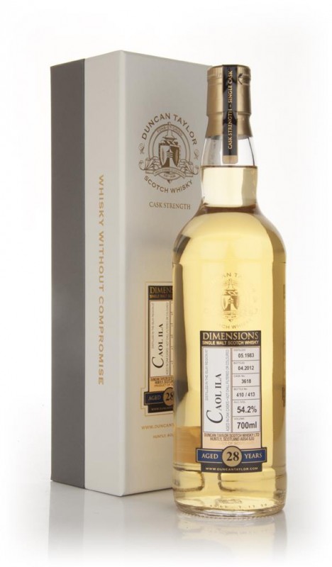 Caol Ila 28 Year Old 1983 Dimensions Duncan Taylor