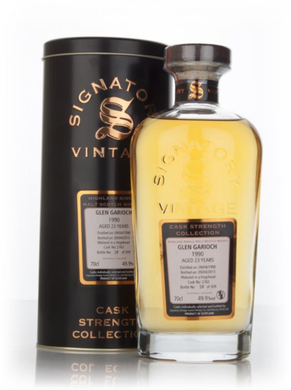 Glen Garioch 23 Year Old 1990 cask 2762 Cask Strength Collection Signatory