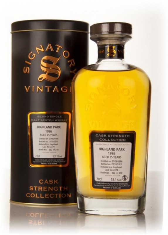 Highland Park 25 Year Old 1986 Cask 2279 Cask Strength Collection