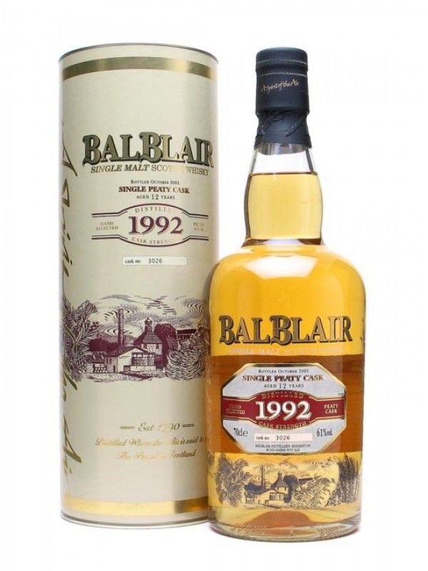 Balblair 1992 12 Year Old Peaty Cask