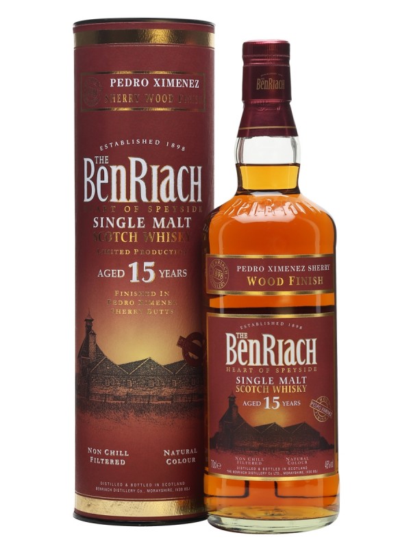 Benriach 15 Year Old PX Sherry Wood Finish