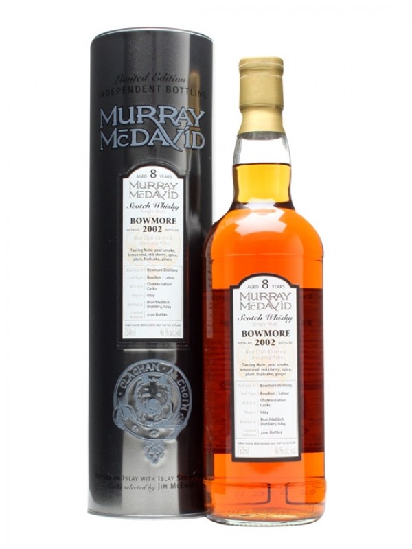 Bowmore 2002 8 Year Old Latour Finish Murray McDavid