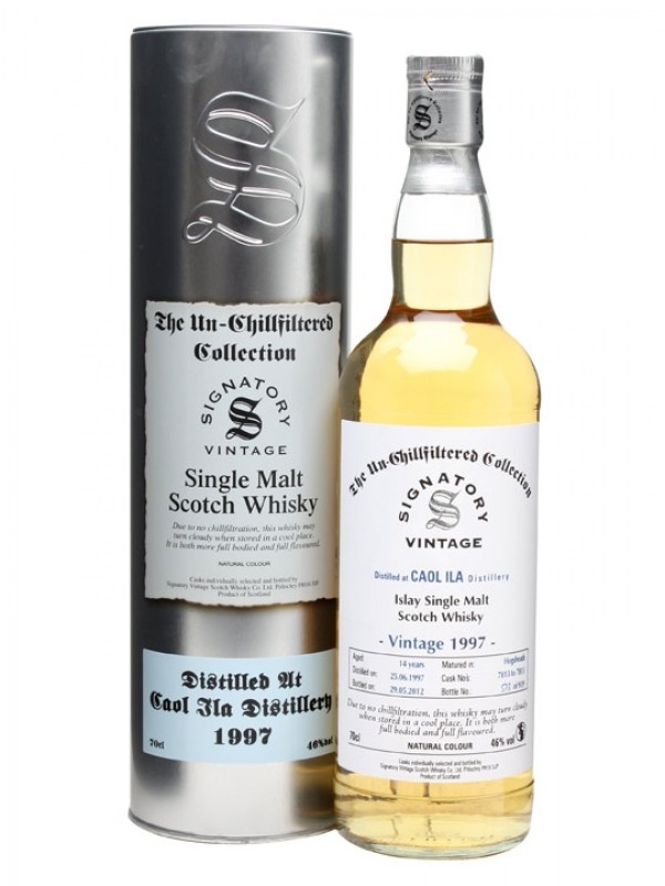 Caol Ila 1997 14 Year Old Cask #7813-7815 Signatory Un-Chillfiltered Collection