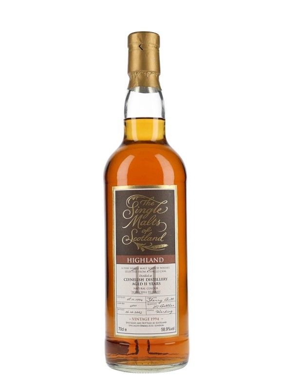 Clynelish 1994 11 Year Old Sherry Speciality Drinks  Single Malts of Scotland