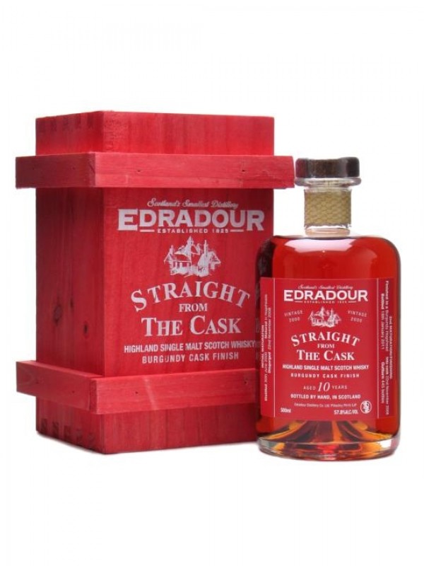 Edradour 2000 10 Year Old Burgundy Finish