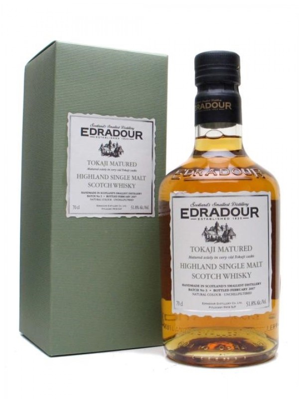 Edradour Tokaji Matured Bottled 2007