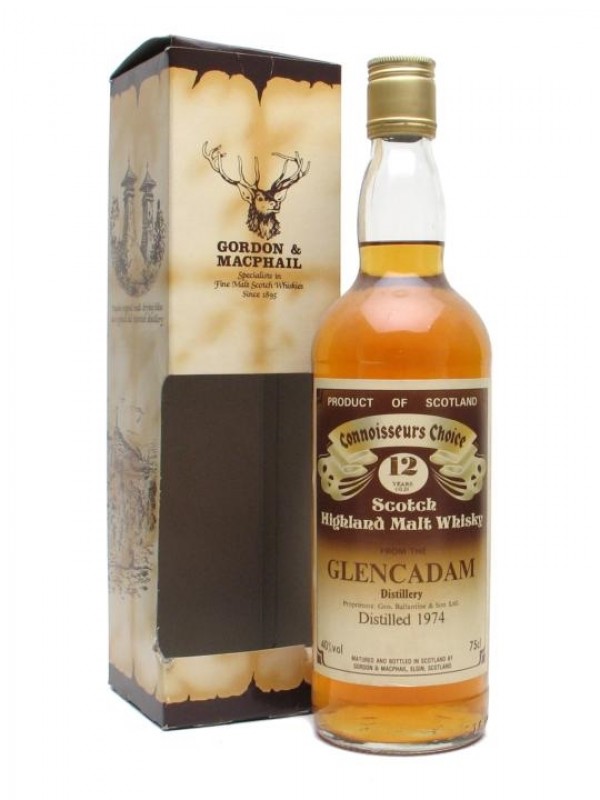 Glencadam 1974 12 Year Old Connoisseurs Choice Gordon & Macphail