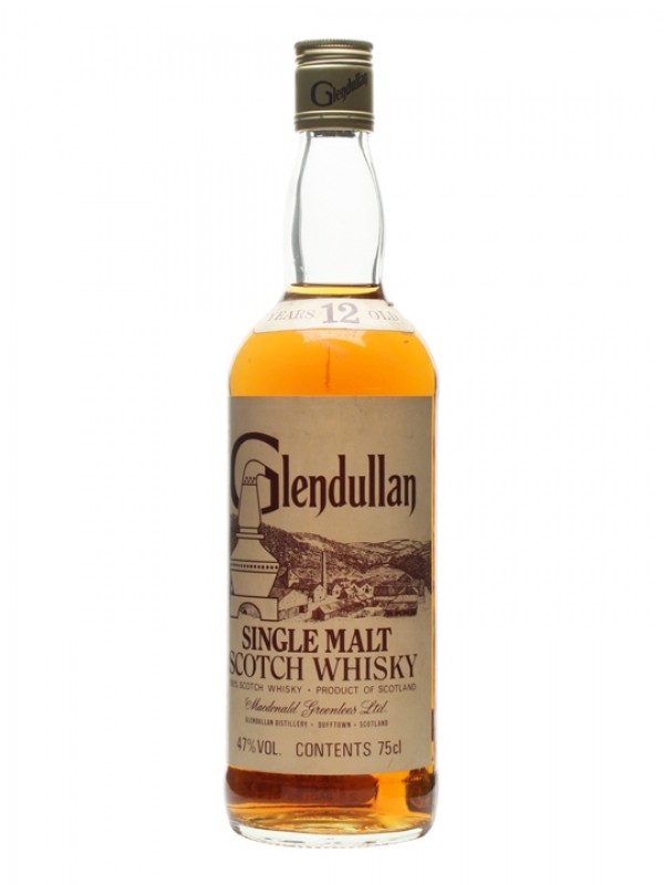 Glendullan 12 Year Old Bottled 1980's 75cl