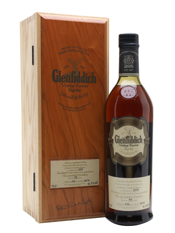 Glenfiddich 1973 33 Year Old Cask 9874