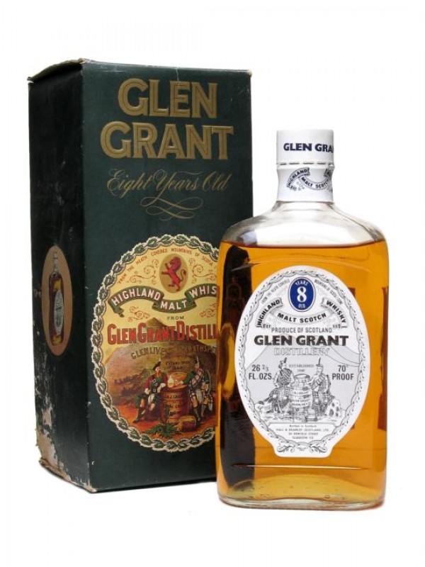 Glen Grant 8 Year Old Hall Bramley Bottled 1970's Independent Bottling