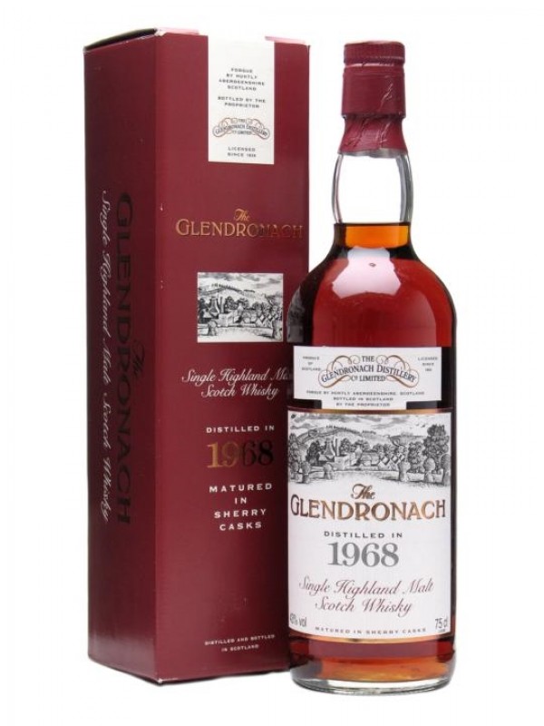 Glendronach 1968 25 Year Old ANA Sherry Cask# 1