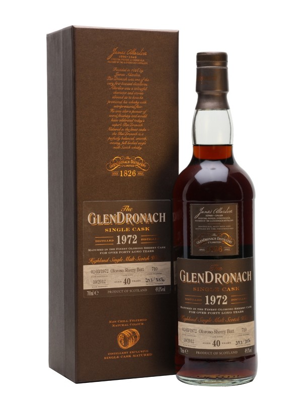 Glendronach 1972 40 Year Old Oloroso Butt #710