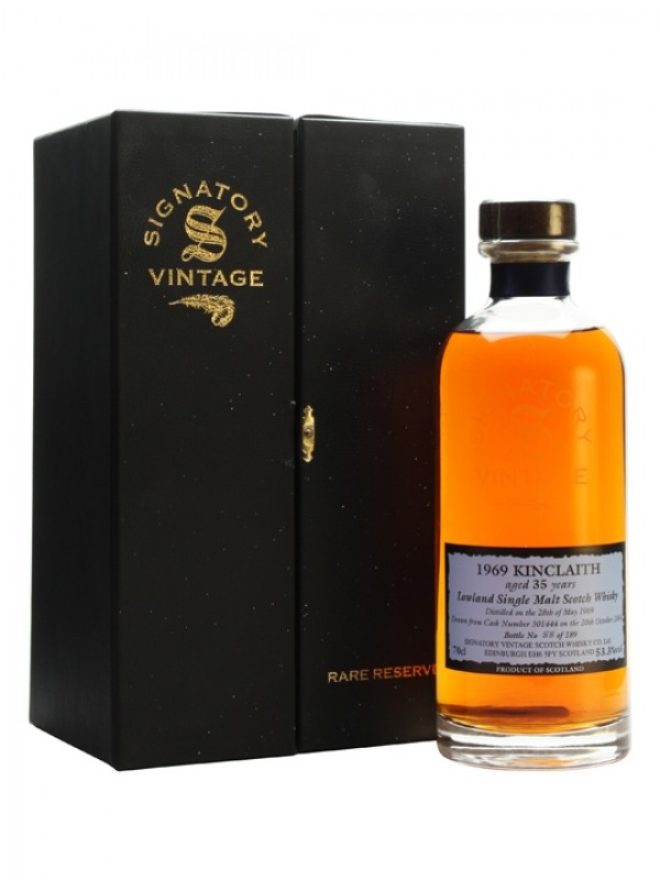Kinclaith 1969 35 Year Old Cask #301444 Signatory
