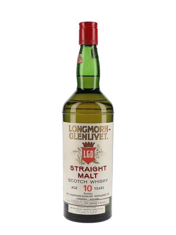 Longmorn Glenlivet 10 Year Old Straight Malt Bottled 1980s