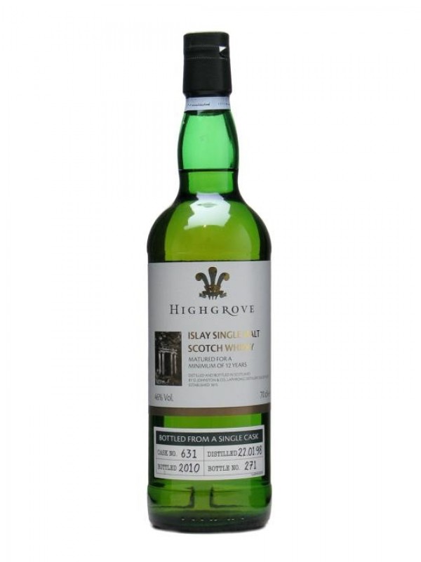 Laphroaig 1998 12 Year Old Highgrove Cask #631