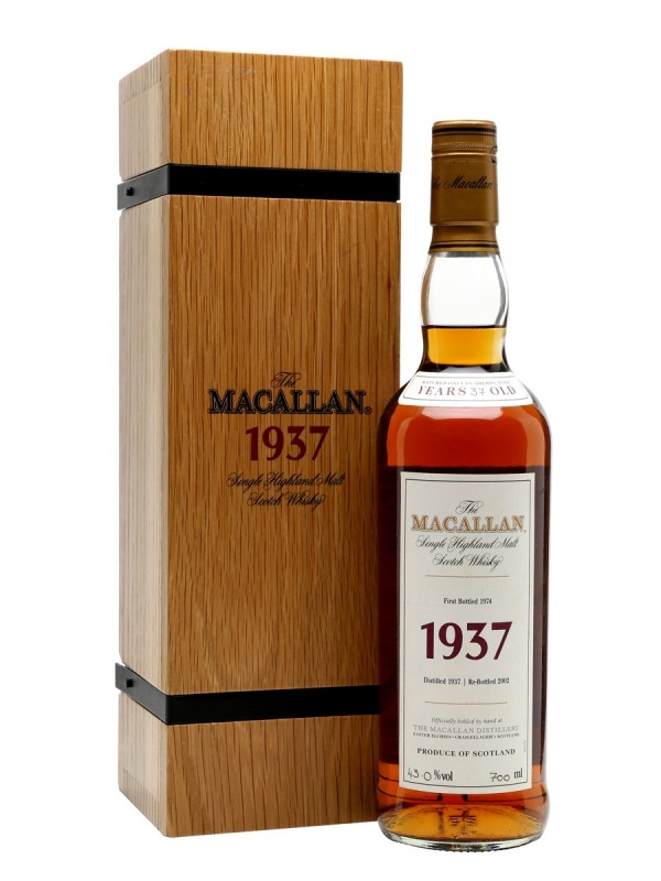 Macallan 1937 37 Year Old Fine Rare