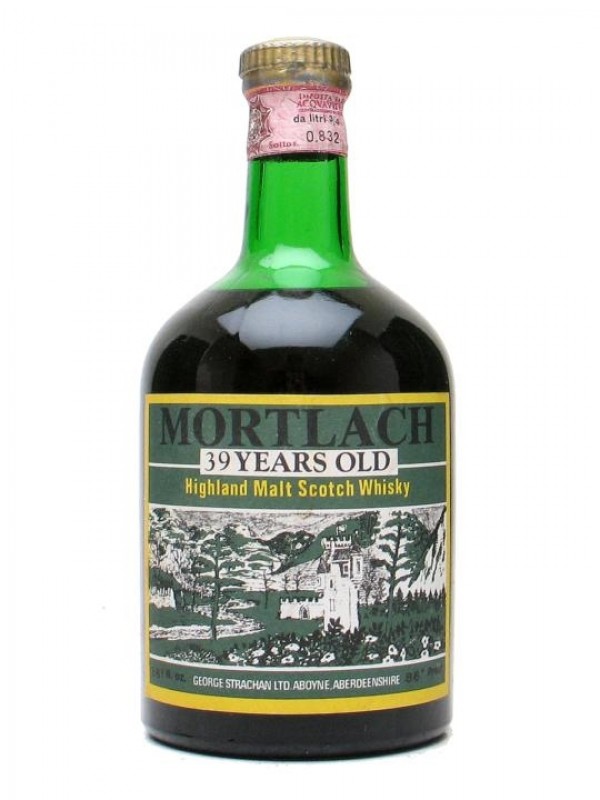 Mortlach 39 Year Old Bottled 1970s George Strachan Ltd