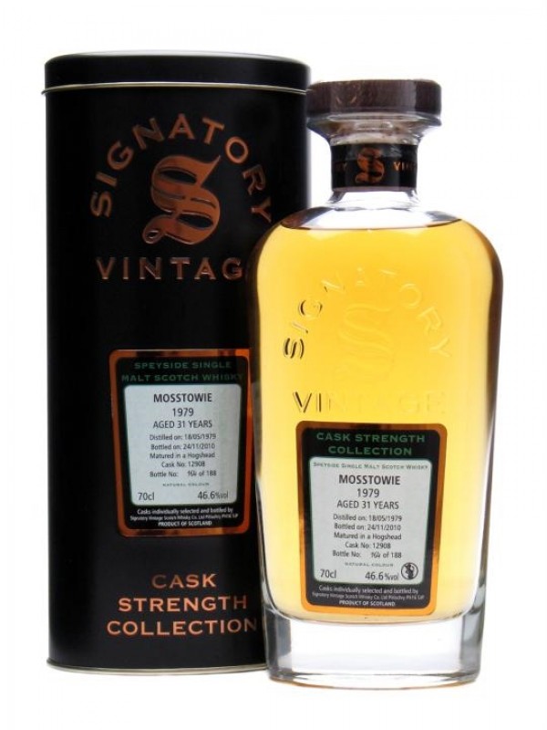 Mosstowie 1979 31 Year Old Cask #12908 Signatory