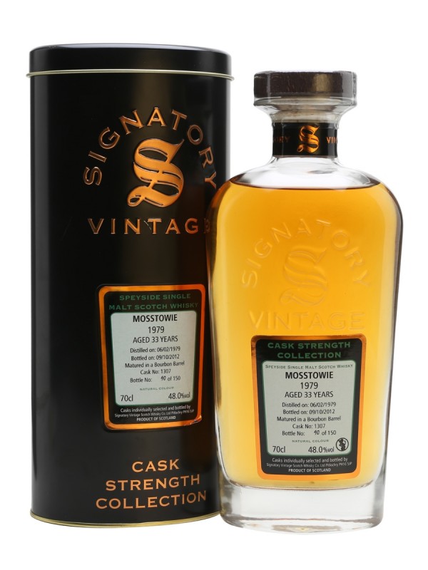 Mosstowie 1979 33 Year Old Cask #1307 Signatory Cask Strength Collection