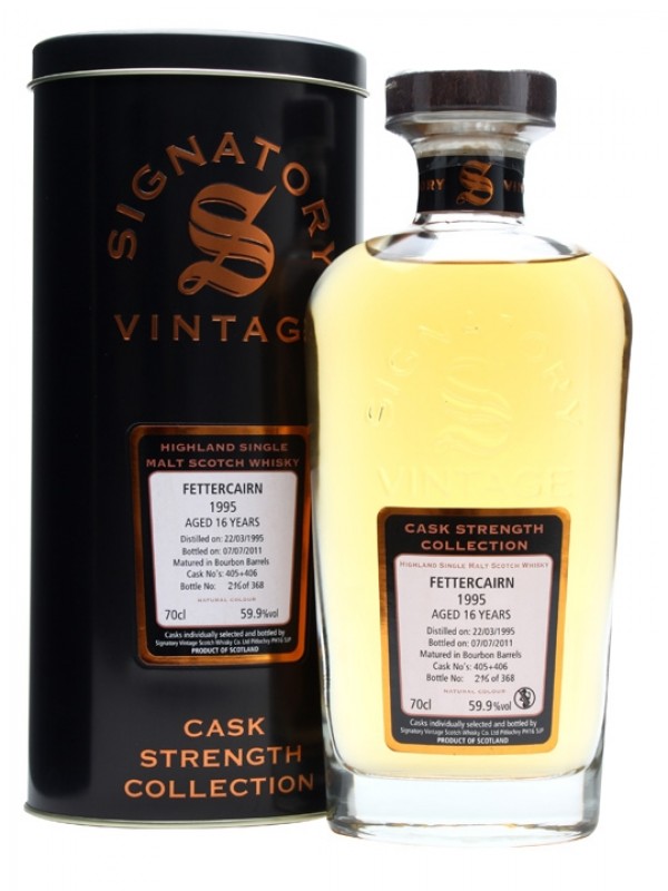 Fettercairn 1995 16 Year Old Casks #405+6 Signatory Cask Strength Collection