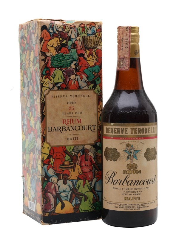 Barbancourt 25 Year Old Reserve Veronelli Bottled 1970s