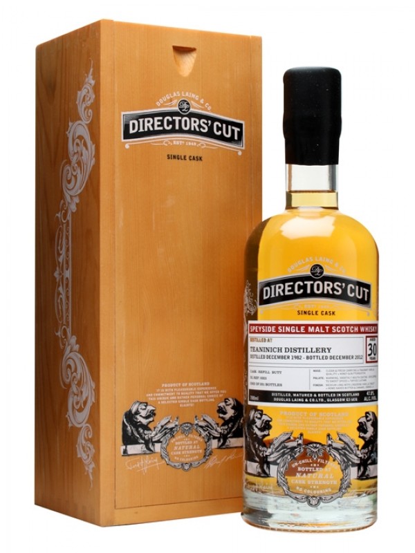 Teaninich 1982 30 Year Old Director's Cut Cask #9323 Douglas Laing