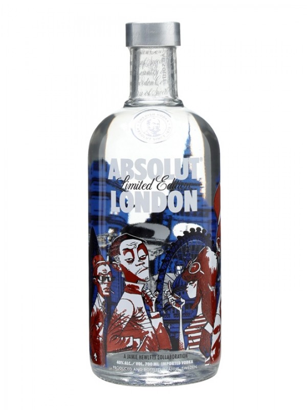 Absolut London Vodka Jamie Hewlett